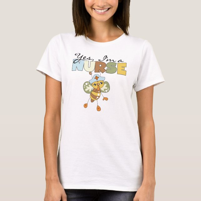 OUI, je suis infirmière T-shirts et cadeaux (Devant)