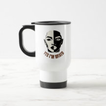 OUI, JE SUIS MIXTE - Tasse de voyage d'identité au