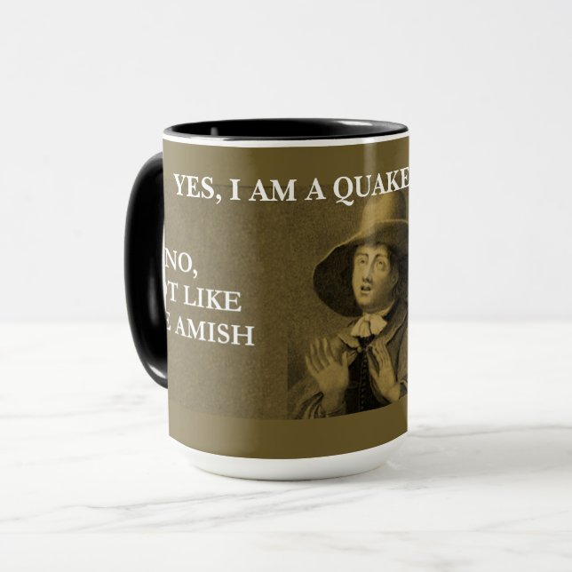 Oui, je suis Quaker, cependant... Mug (Devant gauche)