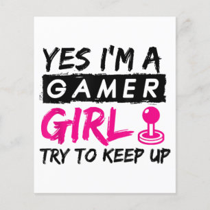 Oui je suis une fille de gamer Fille de jeu vidéo