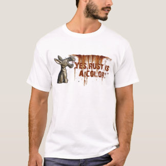 Oui, la rouille est un T-shirt de couleur