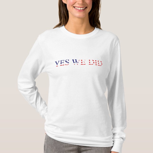 Oui nous avons fait le T-shirt de drapeau (Devant)