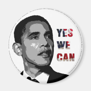 Oui nous pouvons - aimant politique d'Obama