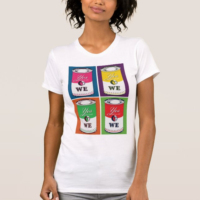 "Oui nous" POUVONS le T-shirts des femmes (Devant)
