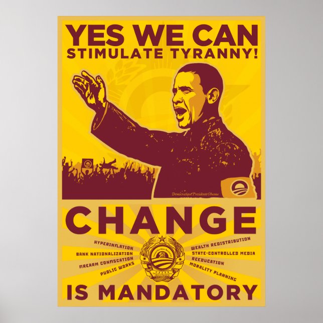 OUI NOUS POUVONS : Stimuler la tyrannie Poster (Devant)