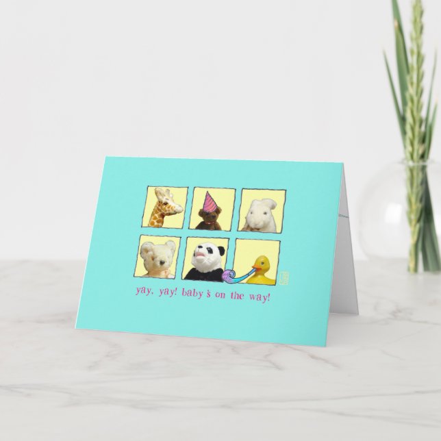 "Oui, oui ! Un bébé" Carte des cadets (Devant)
