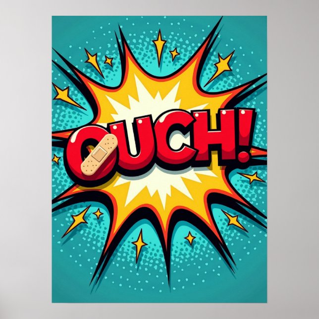 OUI ! Poster de l'explosion de la bande dessinée P (Devant)