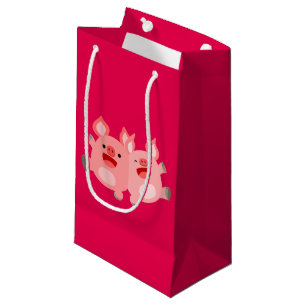 OUI !! Sac Cadeau de Cochons de Dessin Animé Migno