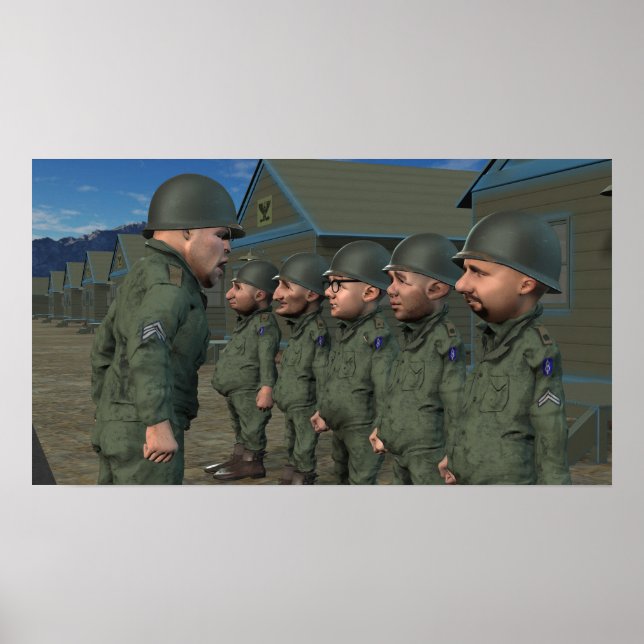 Oui sergent ! - Petite affiche (Devant)