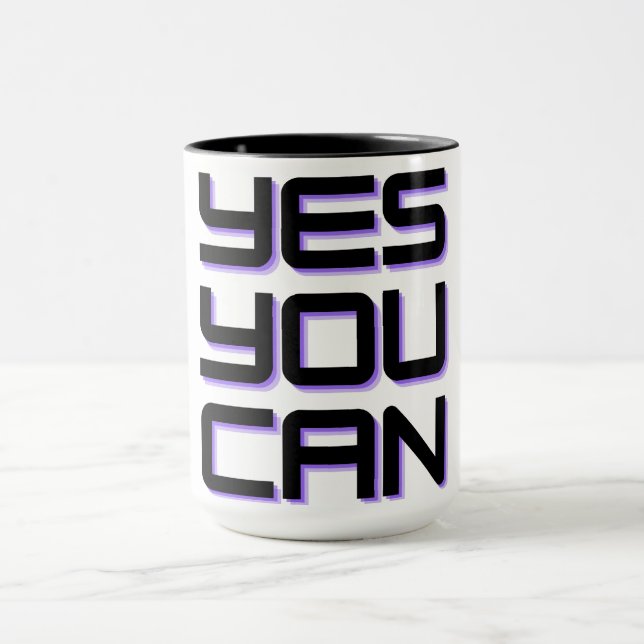 "OUI TU PEUX" Mug (Centre)