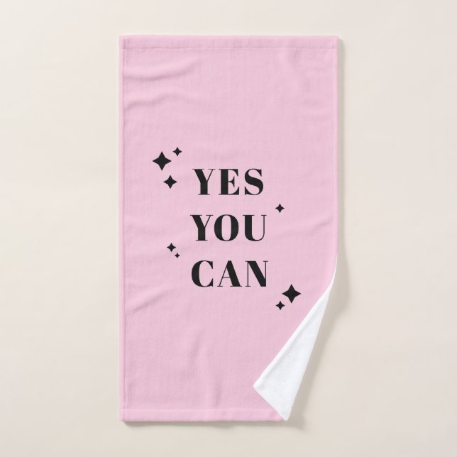 Oui Vous Pouvez Citer Inspirationnelle (Serviette à main)