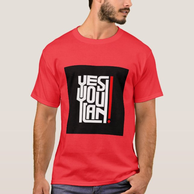 Oui, vous pouvez imprimer un T-Shirt avec du texte (Devant)