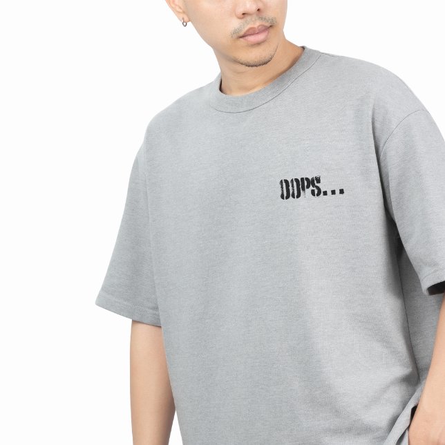 Oups… T-shirt minimaliste drôle (oops..)