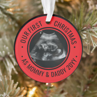 Our First Christmas as Parents Ultrasound