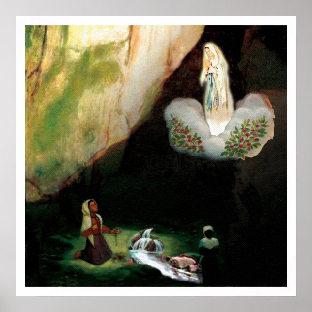 Our Lady of Lourde poster (Devant)