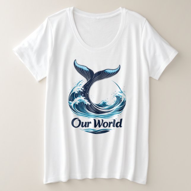 Our World Whale Tail Ocean Conservation (Design devant)