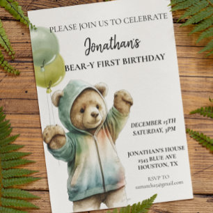 Ours 1er Premier Anniversaire Adorable Ours