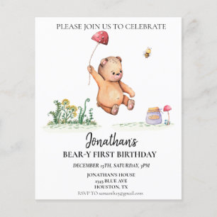 Ours 1er Premier Anniversaire Aquarelle Ours Migno