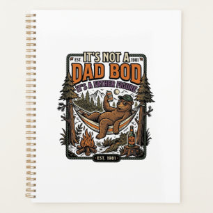 Ours à corps de papa drôle en camping chemise de f