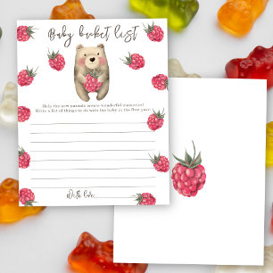 Ours aquarelle - Liste de choses à faire bébé