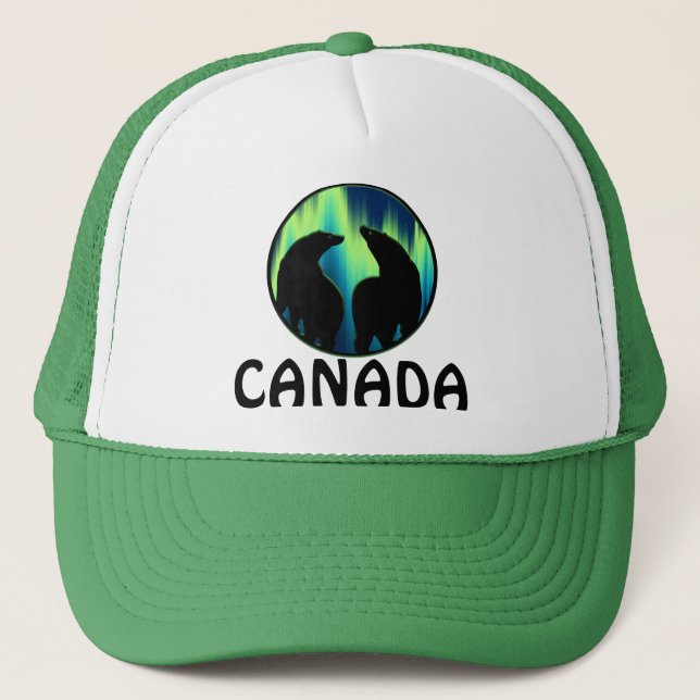 Ours Art Casquettes Aurora Art autochtone Ours Cas (Devant)