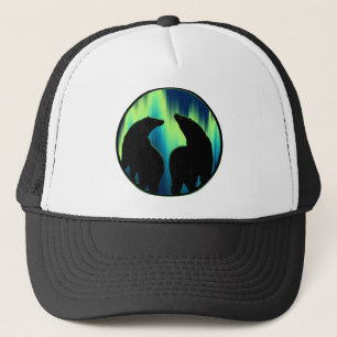 Ours Art Casquettes Aurora Art autochtone Ours Cas