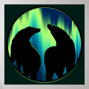 Ours Art Imprimer Poster de l'ours tribal Imprimer