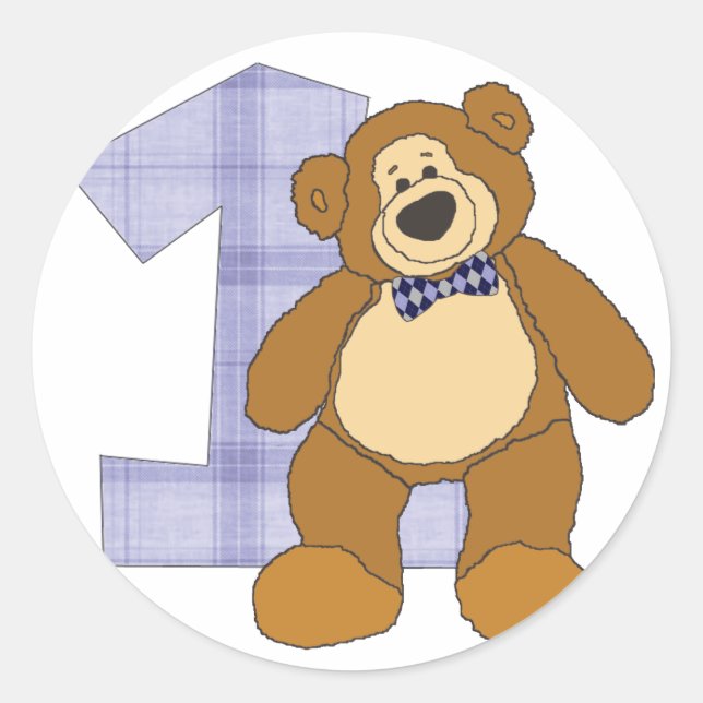 Ours avec 1 Stickers Cercle (Devant)