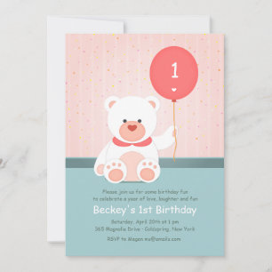 Ours Avec Invitation Ballon