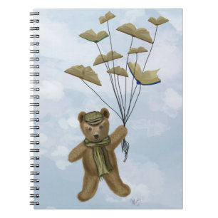 Ours avec les papillons 2 de livre