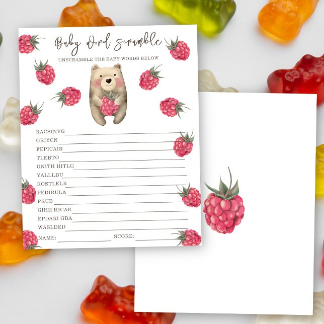 Ours - Bébé Mot Scramble (Créateur téléchargé)