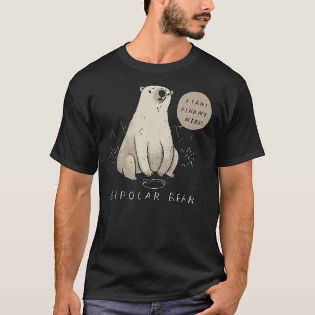 ours bipolaire T-shirt classique (Devant)