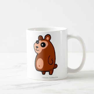 Ours blanc et tasse potable d'ours Brown