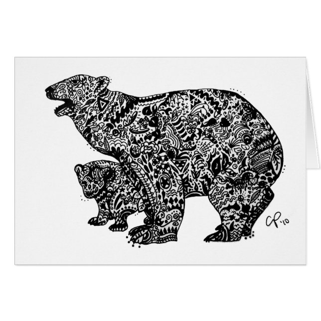 Ours blanc exprimé (Devant Horizontal)