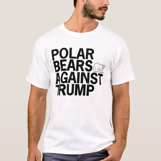 Ours blancs contre le T-shirt d'atout (Devant)