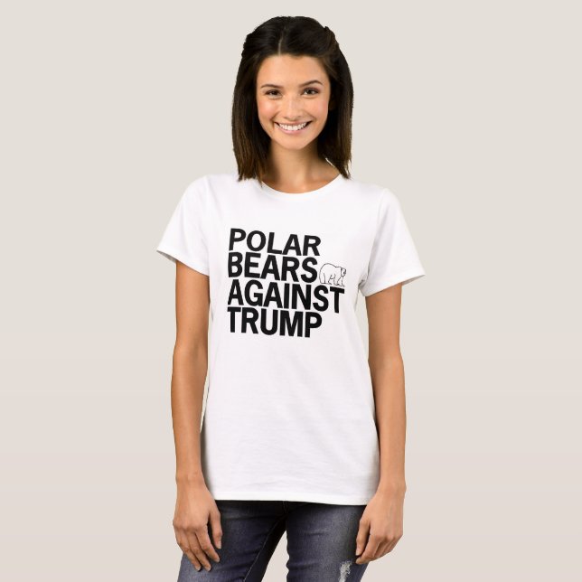 Ours blancs contre le T-shirt d'atout (Devant entier)
