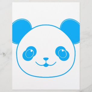 Ours bleu Kawaii Panda