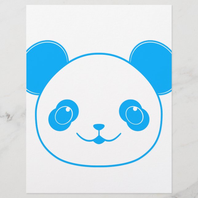 Ours bleu Kawaii Panda (Devant)