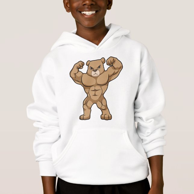 Ours comme Bodybuilder avec de grands Muscles (Devant)