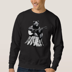 Ours de guitare - Sweatshirt guitariste sauvage