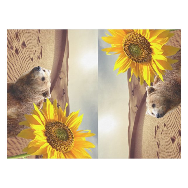 Ours de nappes de tournesol (Devant (Horizontal))