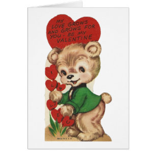 Ours de nounours vintage Valentine