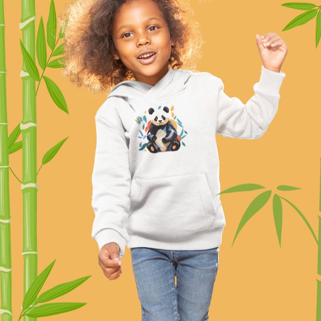 Ours de panda assis coloré moderne (Créateur téléchargé)