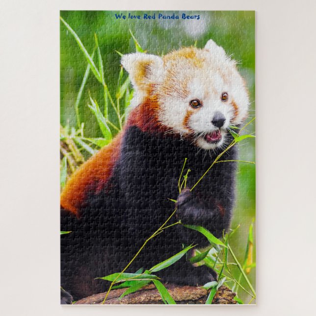 Ours De Panda Rouge. Jigsaw Puzzle (Vertical)