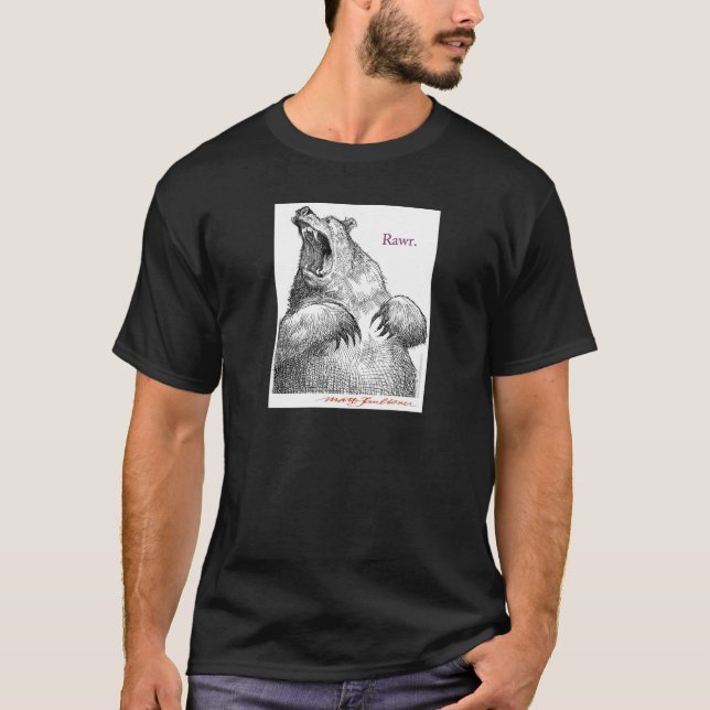 Ours de Rawr ! Le T-shirt des hommes (Devant)