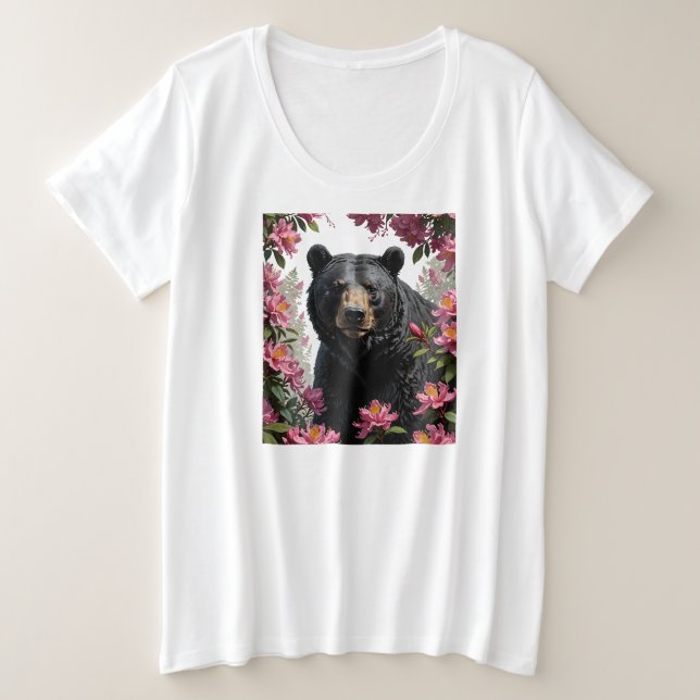 Ours De Virginie Occidentale Entouré De Rhododendr (Design devant)