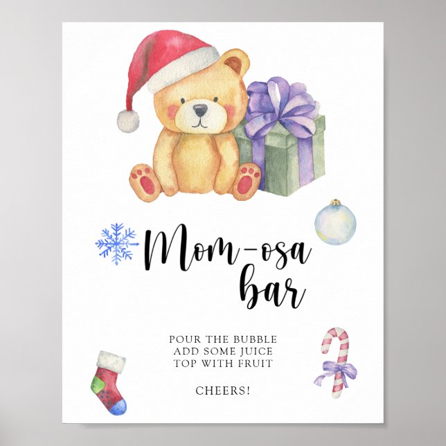 Ours d'hiver \ Bar Mom-osa  Affiche (Devant)