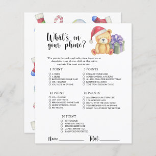 Ours d'hiver - Qu'y a-t-il sur votre jeu de téléph