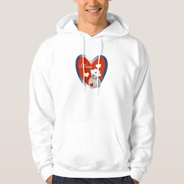 Ours d'infirmière avec le T-shirts et les cadeaux (Devant)