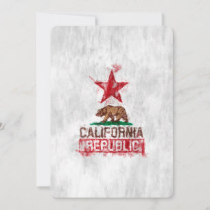 Ours drapeau de la République de Californie en sty